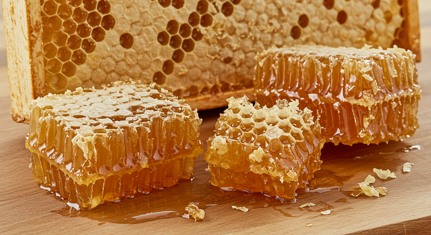 Wild California Honeycomb – Pure Raw Honey in the Comb